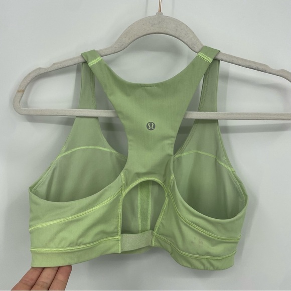 Lululemon Water: Top Speed Bra green clear mint Sz 8 - Picture 2 of 5
